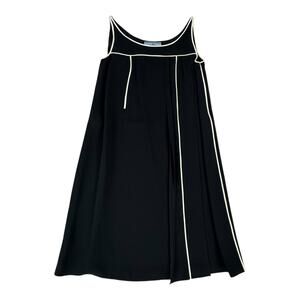 Prada Crepe Piping Dress